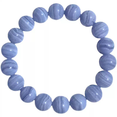 Blue Lace Agate Bracelet | Natural Crystal Jewelry for Women（3A）