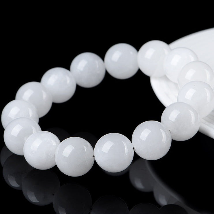 Natural Snowflake Phantom Quartz Beaded Bracelet
