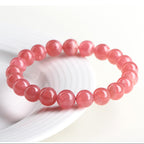 Ice Rhodochrosite Bracelet | Natural Crystal Jewelry