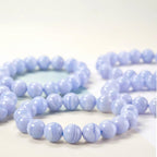 Blue Lace Agate Bracelet | Natural Crystal Jewelry for Women（3A）