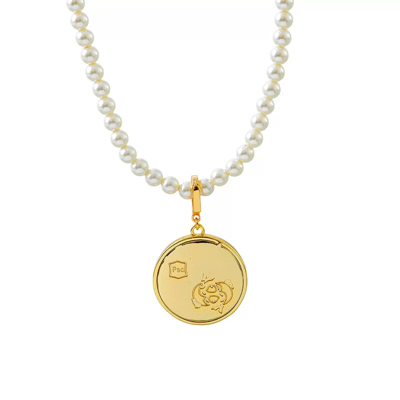 Pisces Pearl Necklace | Zodiac Jewelry & Astrology Gifts