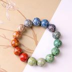 Intangible Heritage Lacquer Opal-Style Bracelet for Women