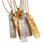 Zodiac Square Pendant Necklace