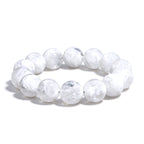 Natural Snowflake Phantom Quartz Beaded Bracelet