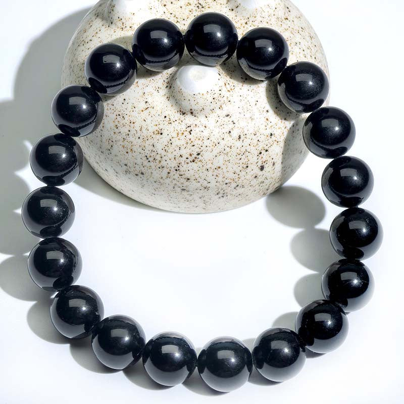 Black Tourmaline Bracelet | Natural Crystal Jewelry