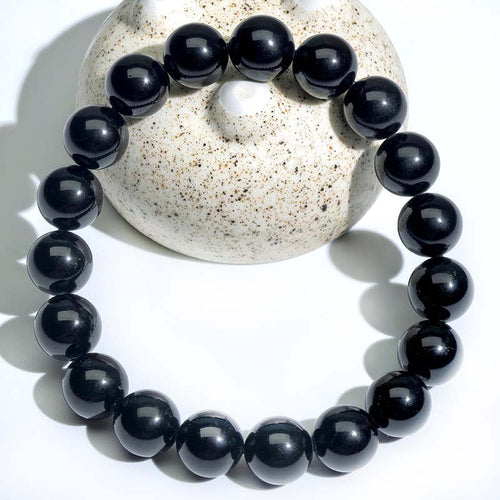 Black Tourmaline Bracelet | Natural Crystal Jewelry