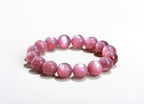Pink Lepidolite Bracelet | Natural Crystal Jewelry