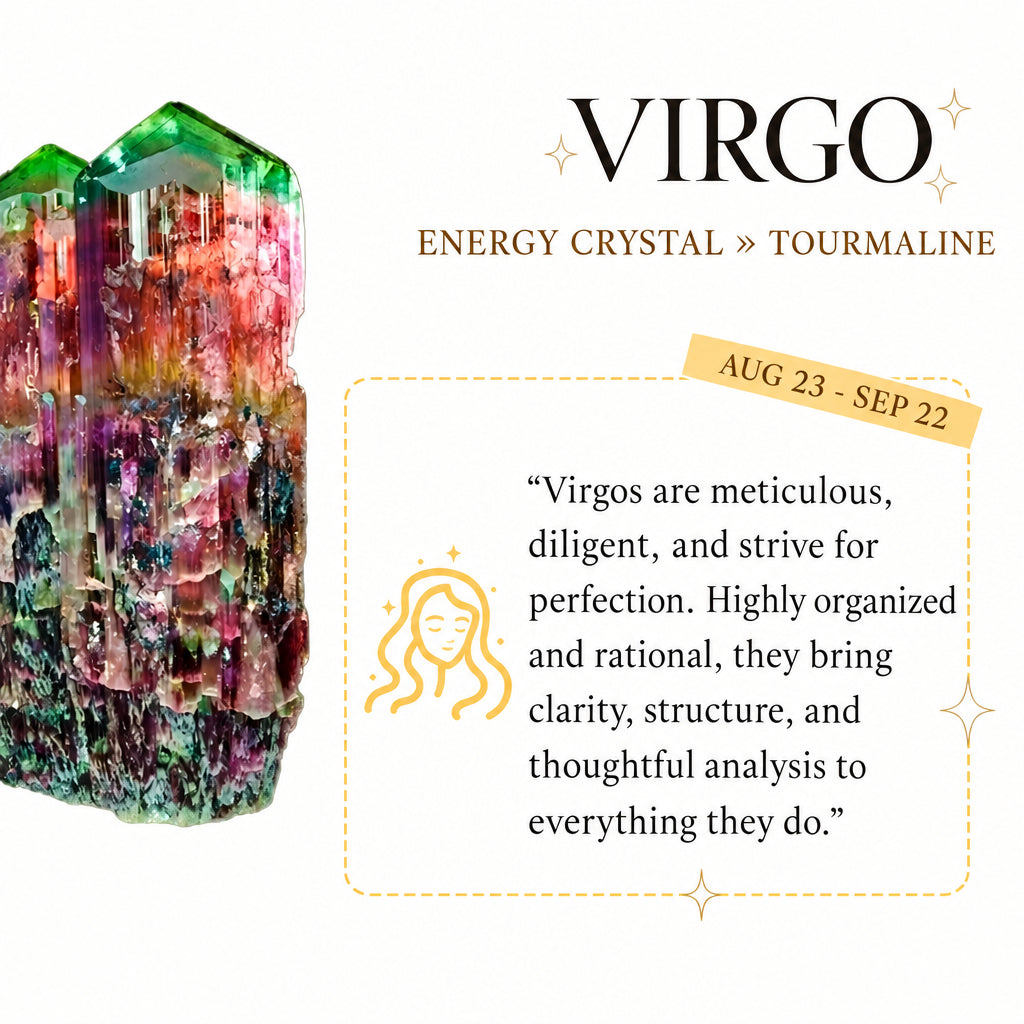 Tourmaline Layered Wrap Bracelet | Virgo Zodiac Crystal