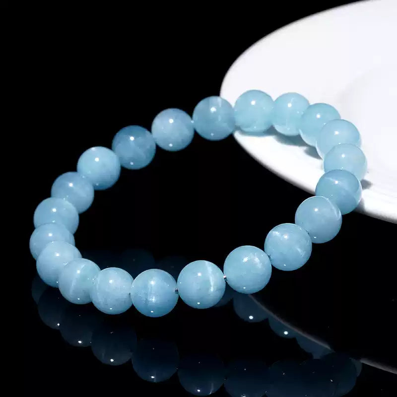 Aquamarine Crystal Bracelet | Natural Jewelry