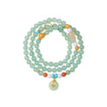 Green Aventurine Wrap Bracelet | Natural Crystal Jewelry