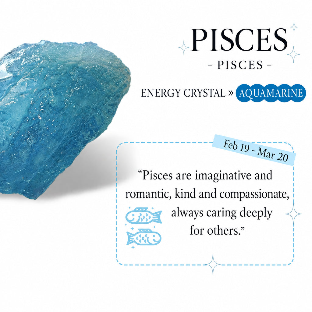 Aquamarine Layered Wrap Bracelet | Pisces Zodiac Jewelry