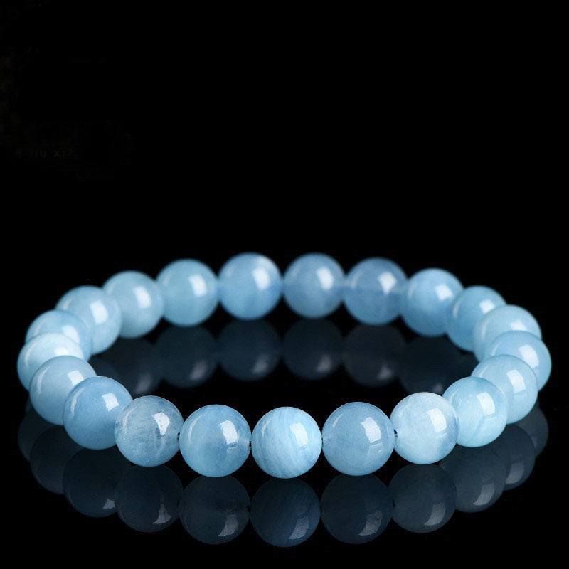 Aquamarine Crystal Bracelet | Natural Jewelry