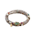 Glacial Obsidian Layered Wrap Bracelet | Scorpio Zodiac