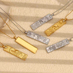 Zodiac Square Pendant Necklace