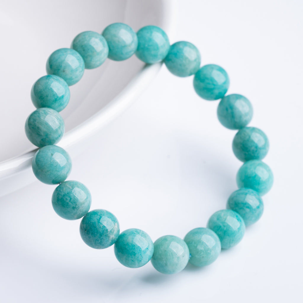 Old-Mine Amazonite Bracelet | Natural Crystal Jewelry
