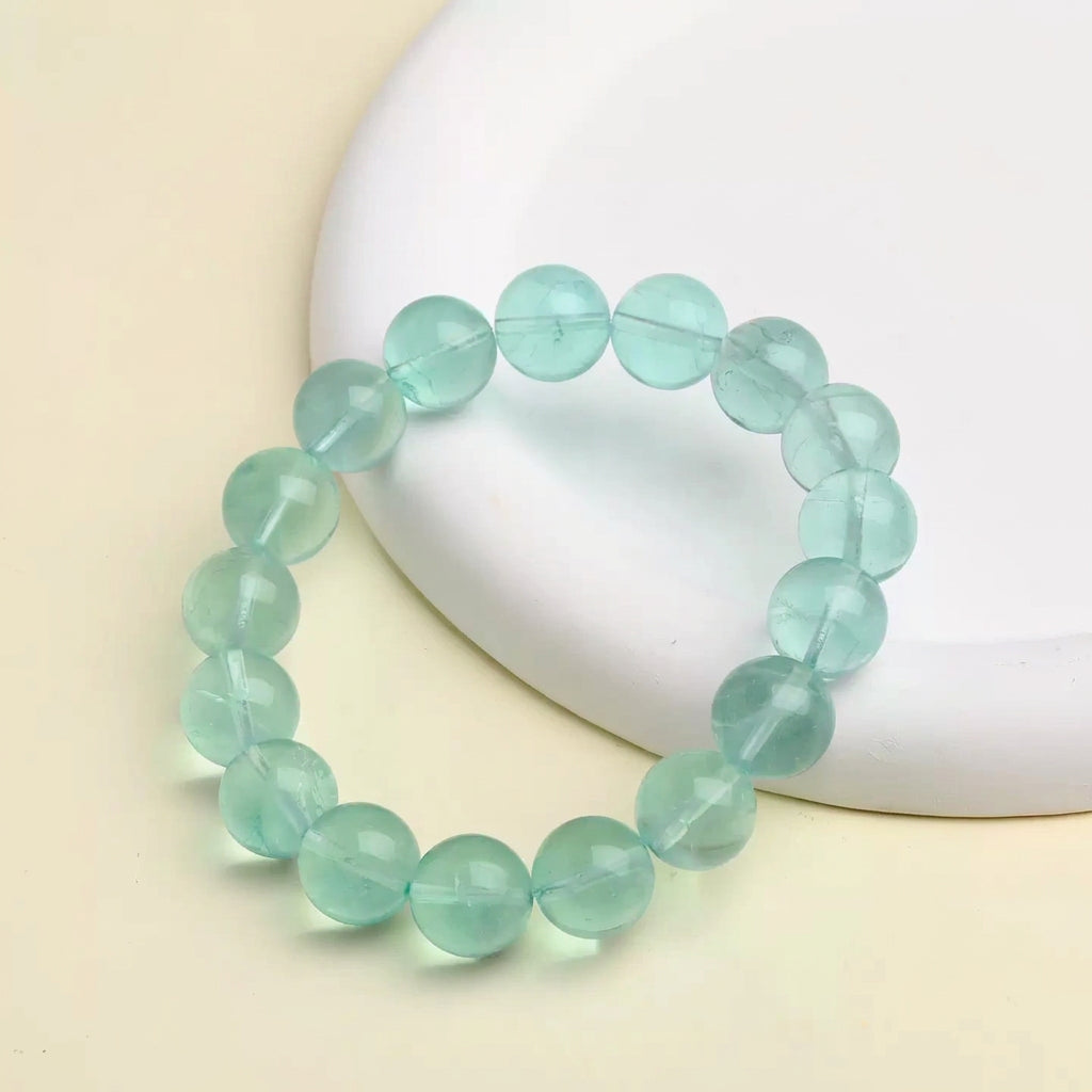 Green Fluorite Bracelet | Natural Crystal Jewelry for Women