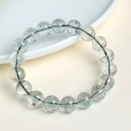 Natural Green Phantom Quartz Beaded Bracelet for Her | Calm