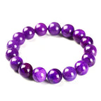 Purple Chalcedony Bracelet | Natural Crystal Jewelry