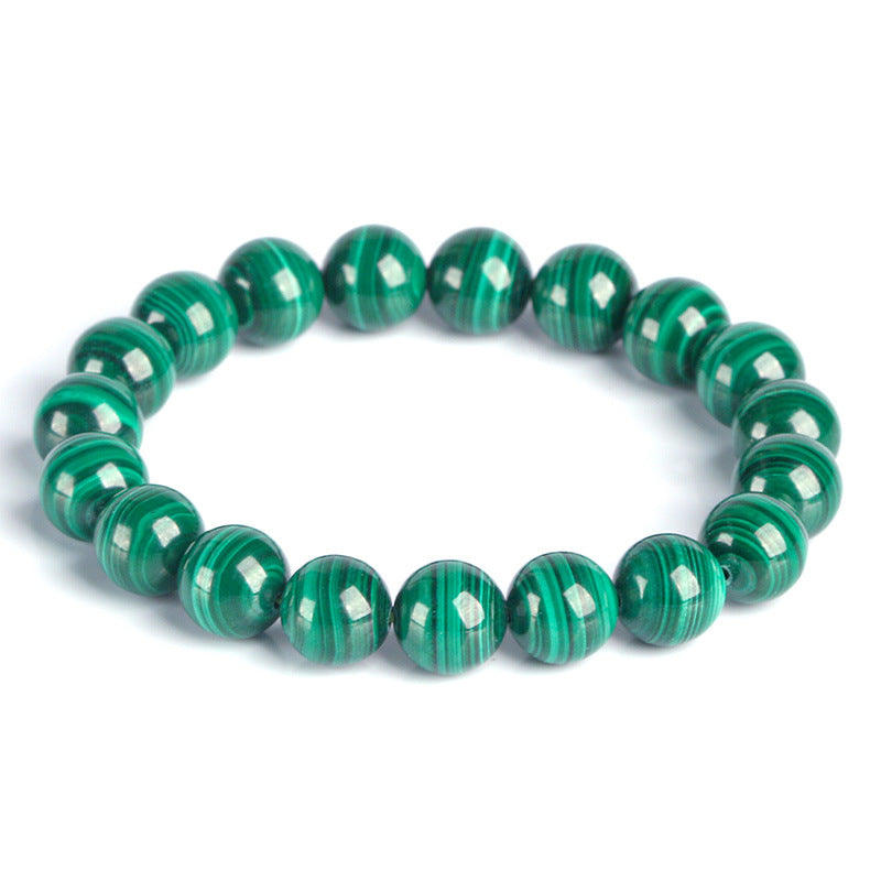 Banded Malachite Bracelet | Natural Crystal Jewelry for Women