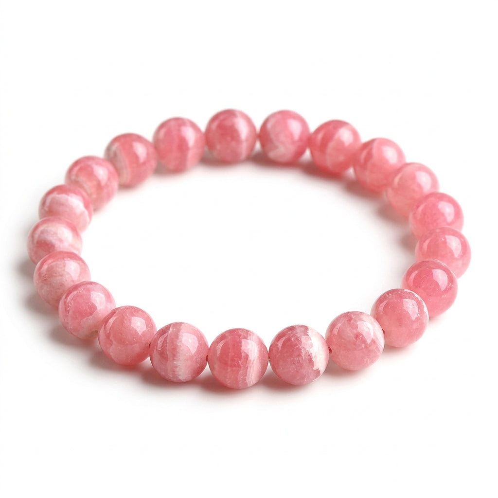 Common rhodochrosite Bracelet | Natural Crystal Jewelry