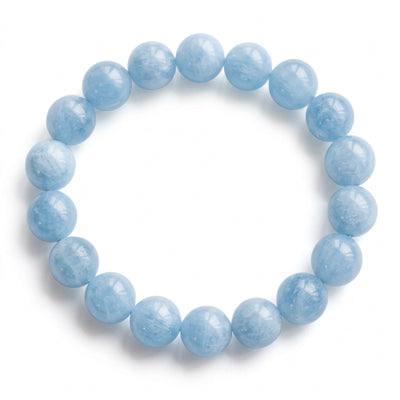 Aquamarine Crystal Bracelet | Natural Jewelry