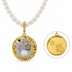 Aquarius Pearl Necklace | Zodiac Jewelry & Astrology Gifts