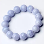 Blue Lace Agate Bracelet | Natural Crystal Jewelry for Women（3A）