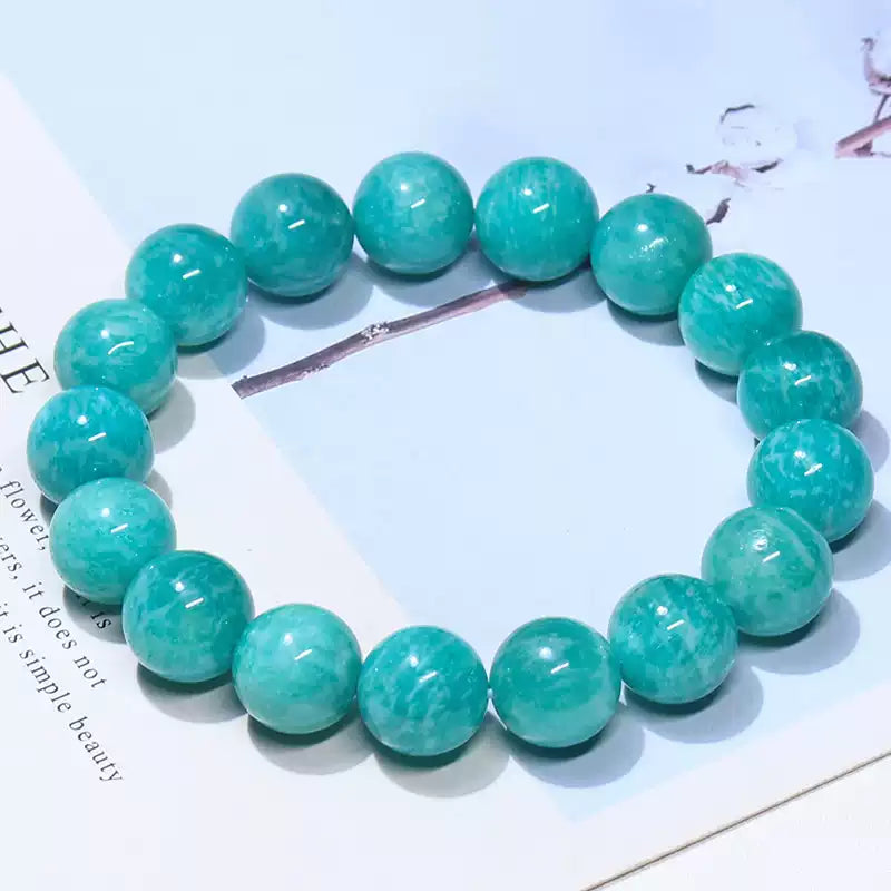 Old-Mine Amazonite Bracelet | Natural Crystal Jewelry
