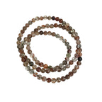 Triple-Wrap Black Gold Super Seven Bracelet
